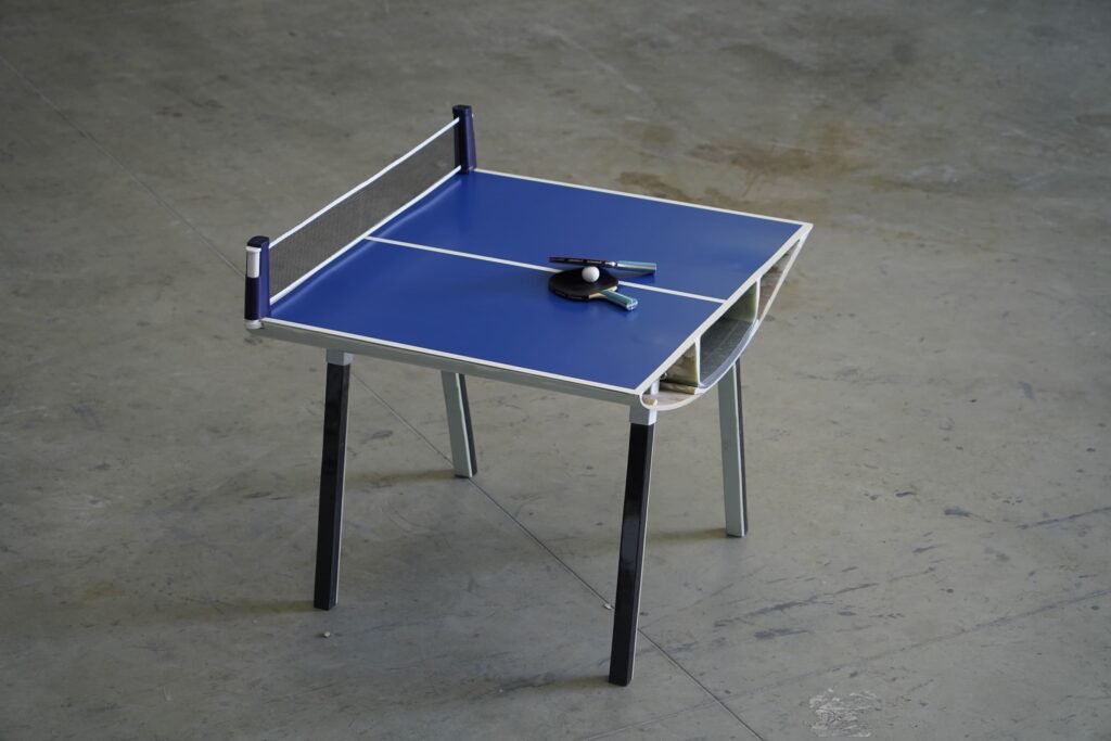 Jouer au ping-pong sur une pale d’éolienne !